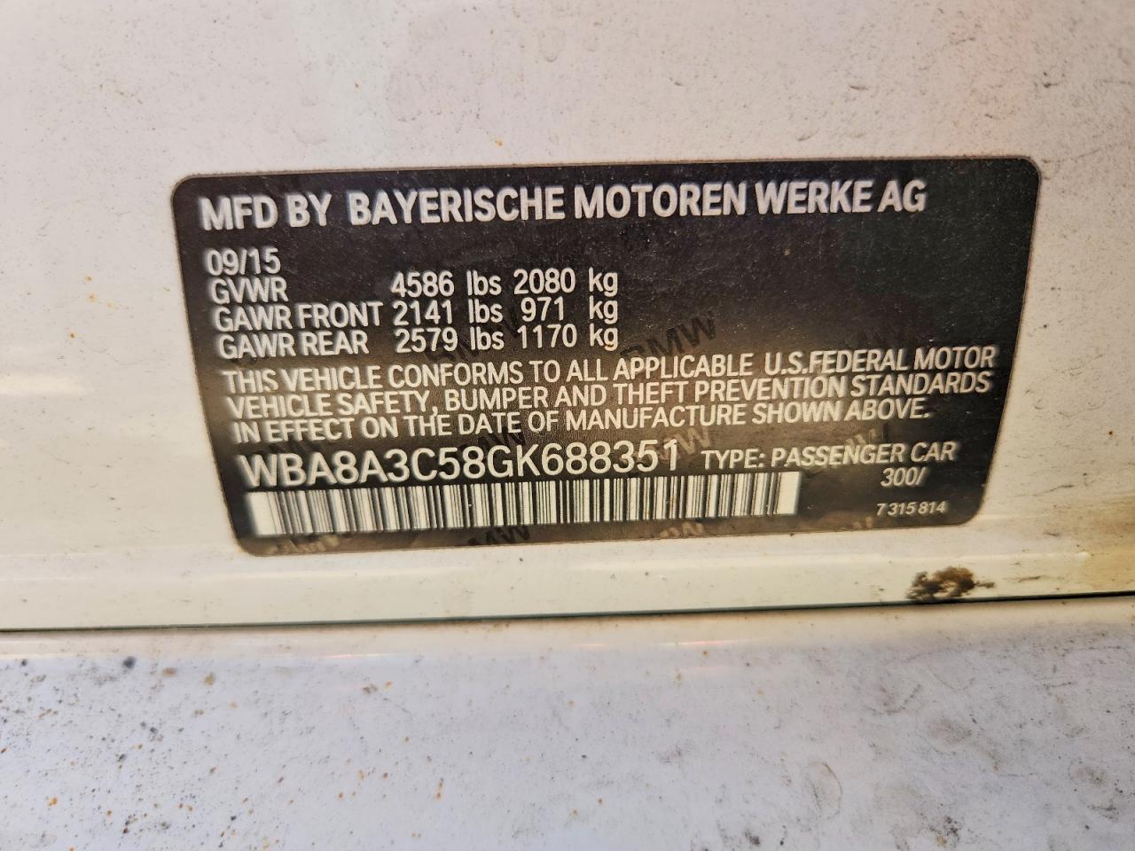 2016 BMW 320 Xi - zdjęcie 13