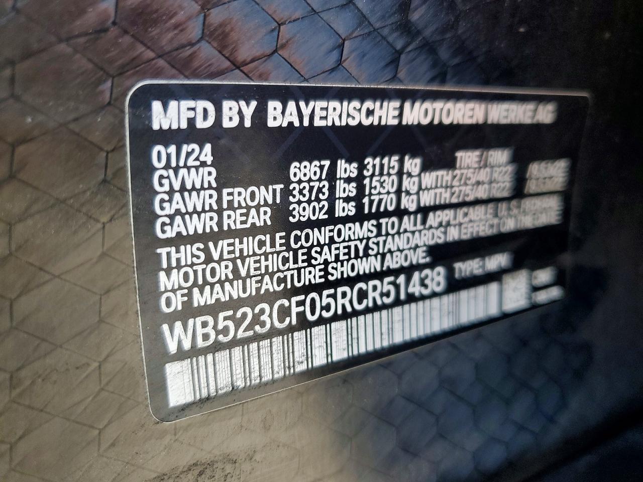 2024 BMW Ix xDrive50 - zdjęcie 13