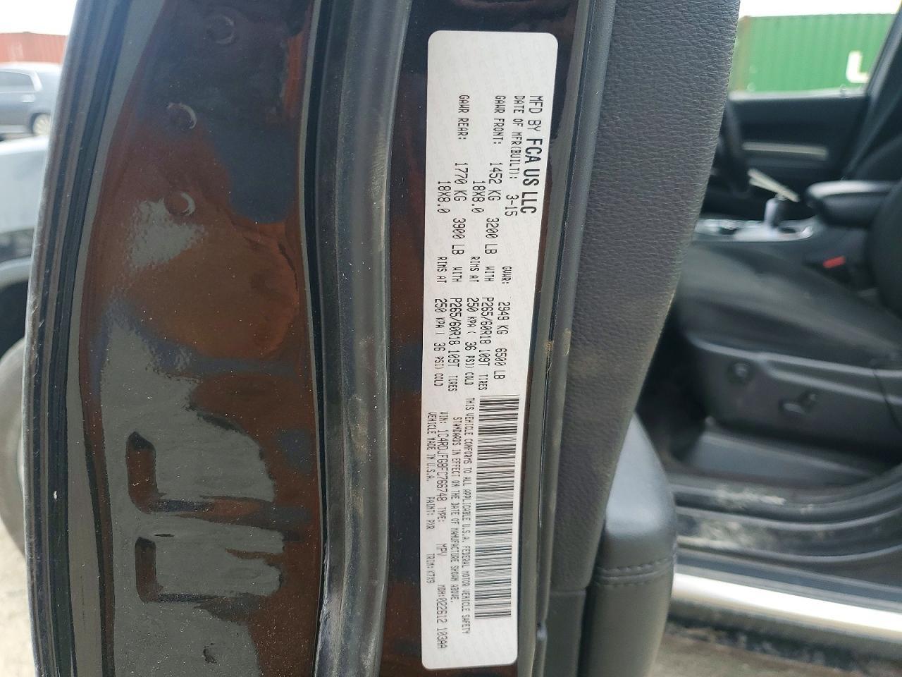 2015 Dodge Durango Ssv - zdjęcie 13