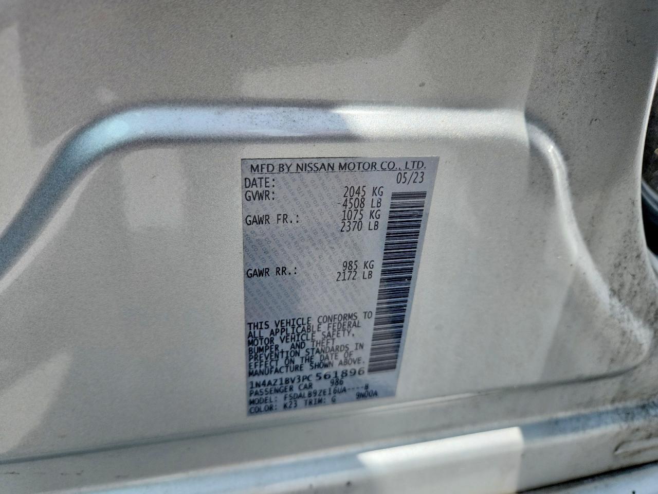 2023 Nissan Leaf S - zdjęcie 12