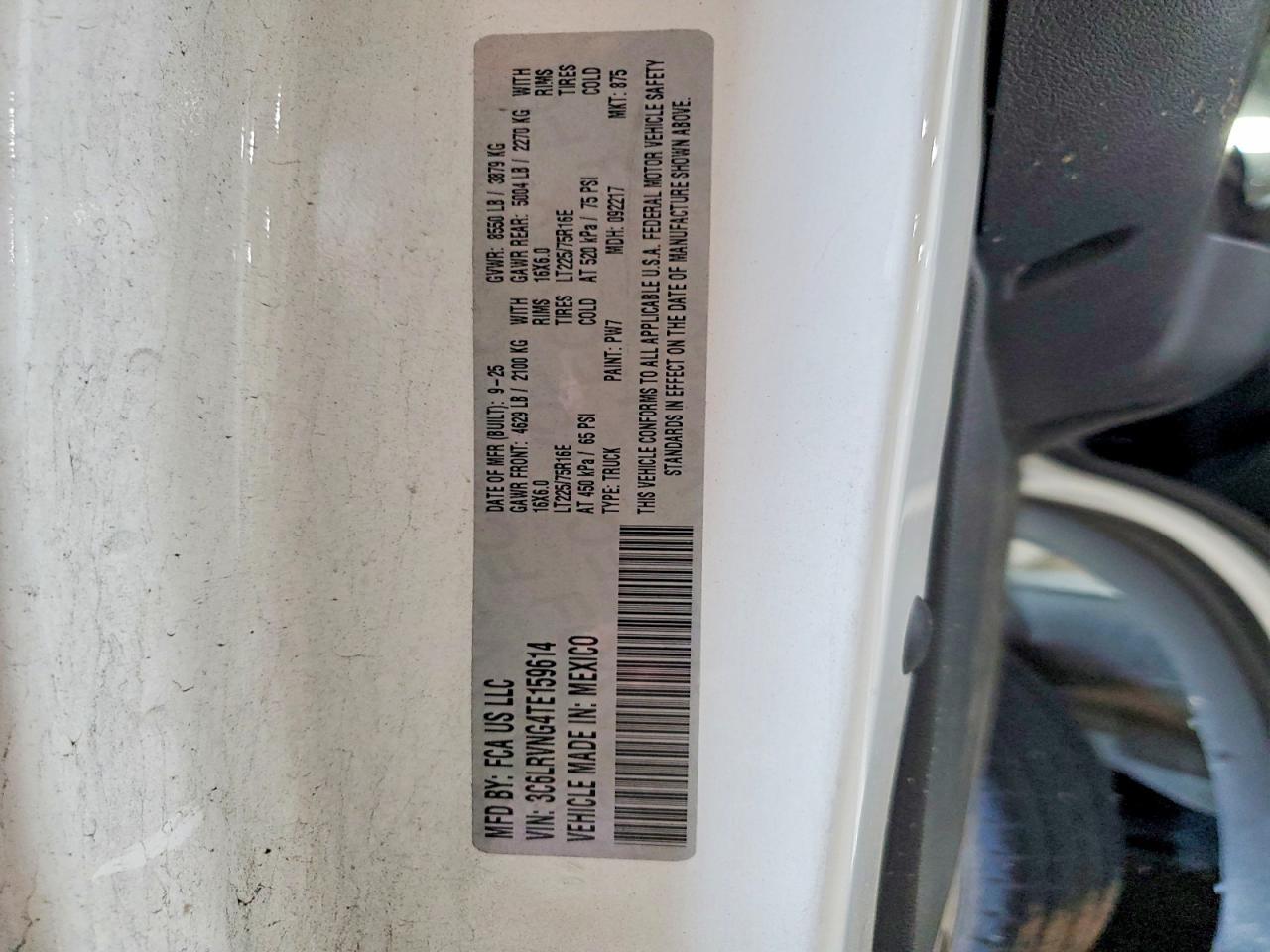 2026 Ram Promaster 1500 1500 Standard - zdjęcie 14
