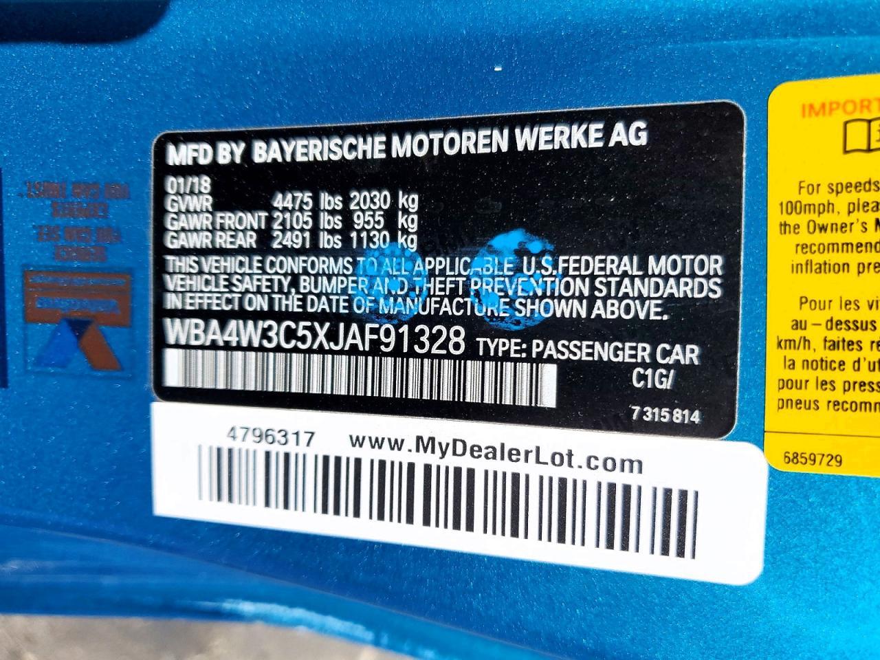2018 BMW 430I - zdjęcie 12