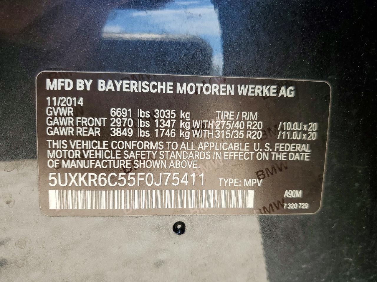2015 BMW X5 xDrive50I - zdjęcie 13