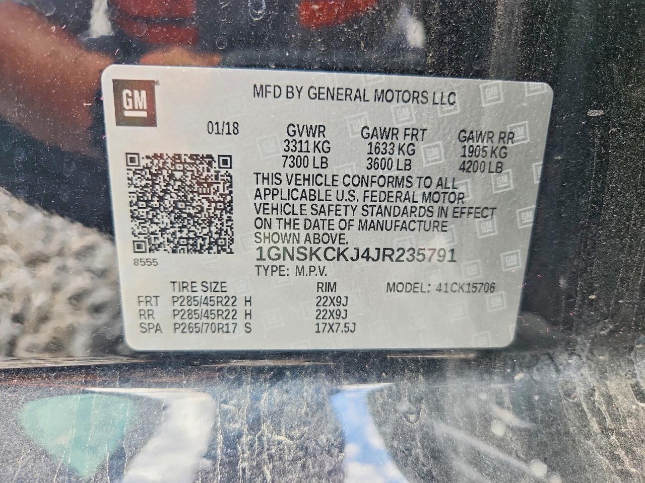 2018 Chevrolet Tahoe K1500 Premier - zdjęcie 13