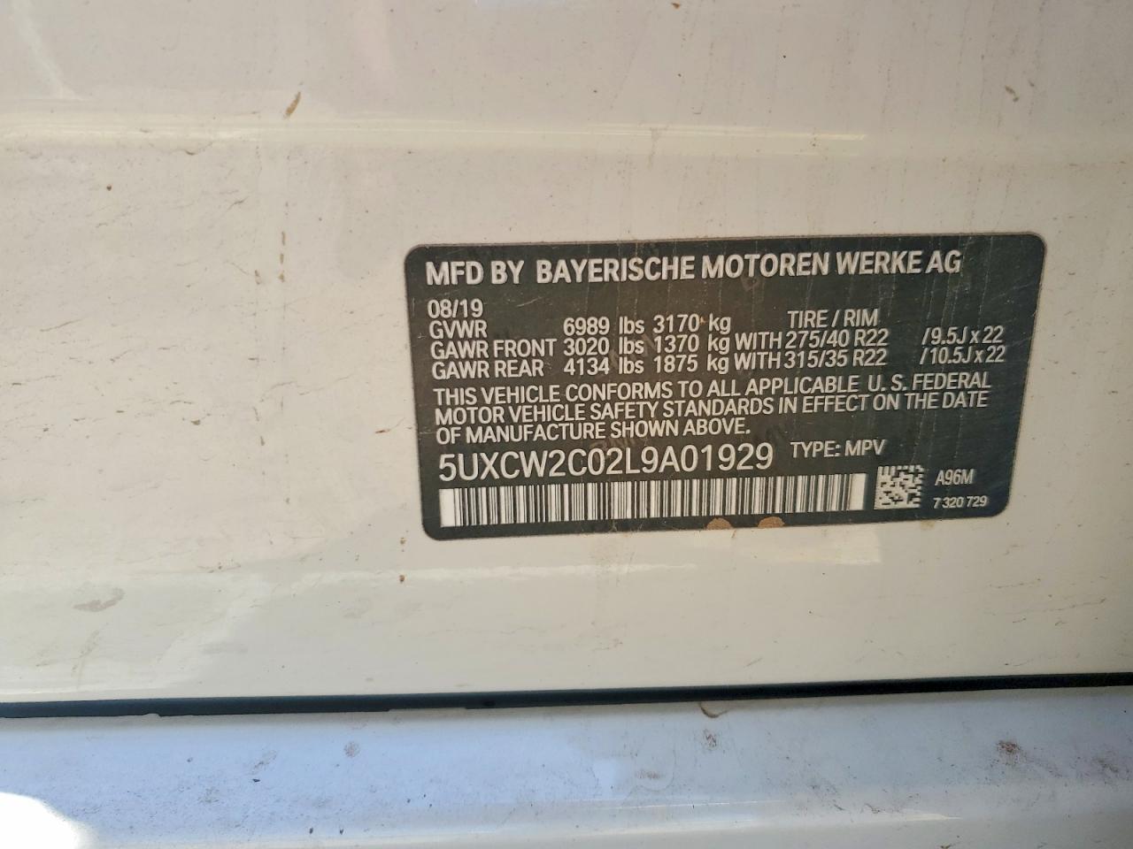 2020 BMW X7 xDrive40I - zdjęcie 13