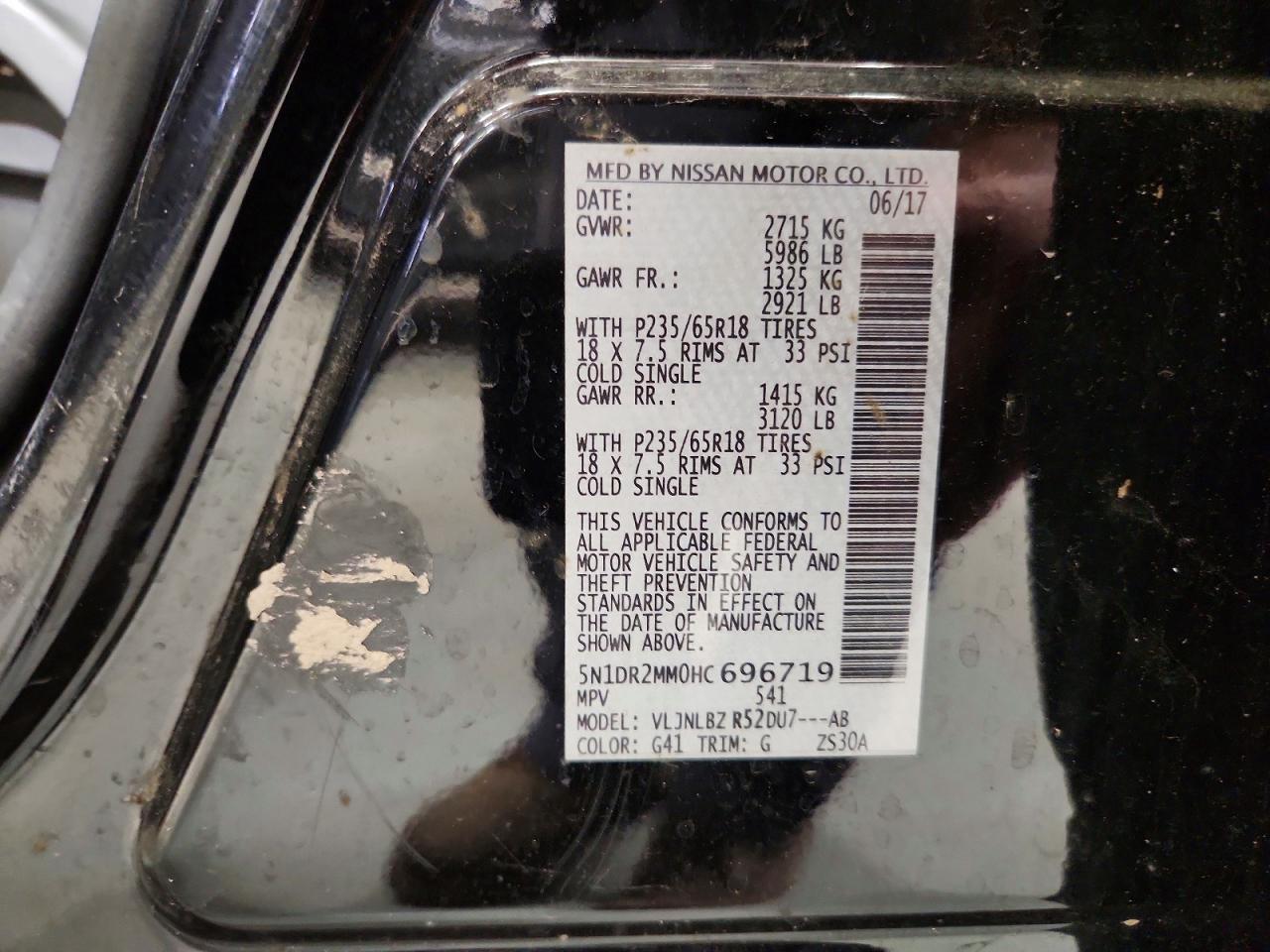 2017 Nissan Pathfinder S - zdjęcie 13