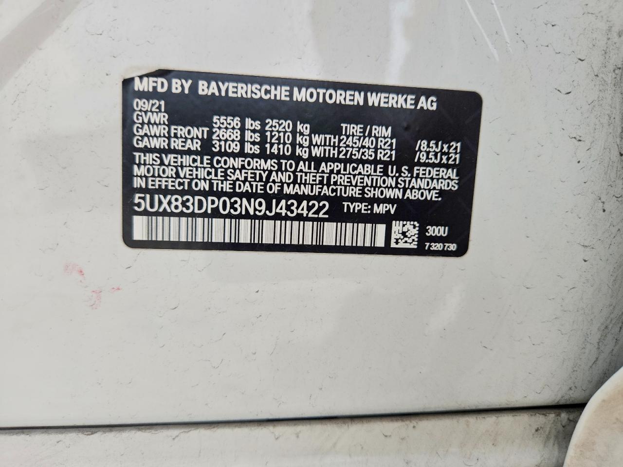 2022 BMW X3 M40I - zdjęcie 14