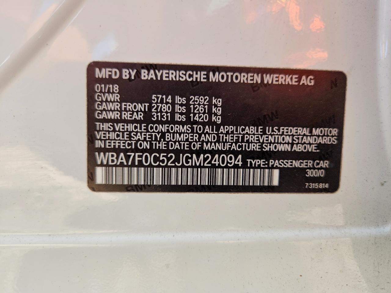 2018 BMW 750 I - zdjęcie 12