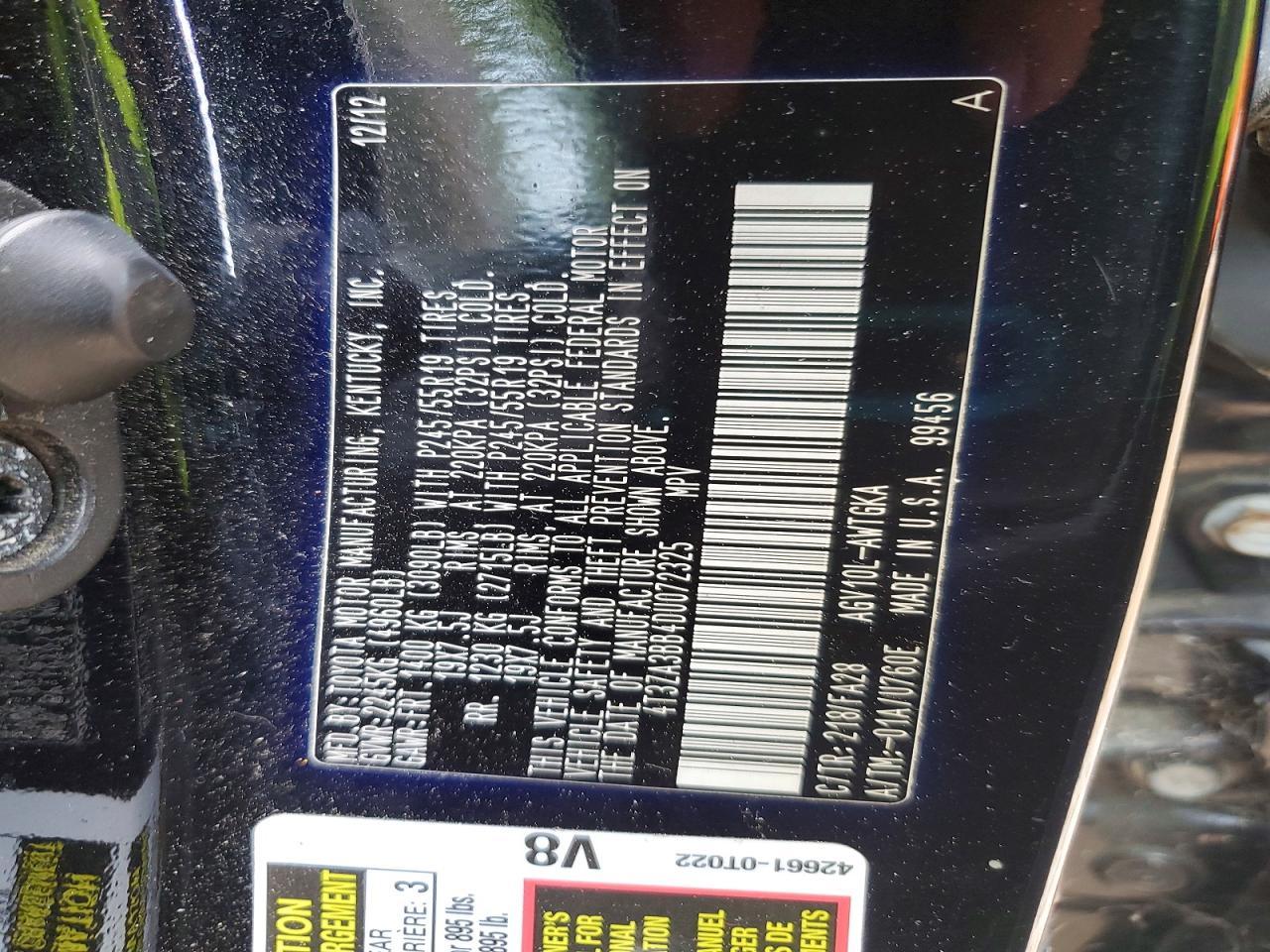 2013 Toyota Venza Le - zdjęcie 13