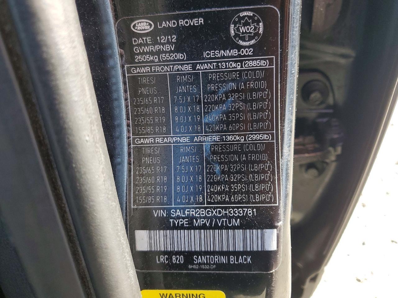 2013 Land Rover Lr2 Hse - zdjęcie 13