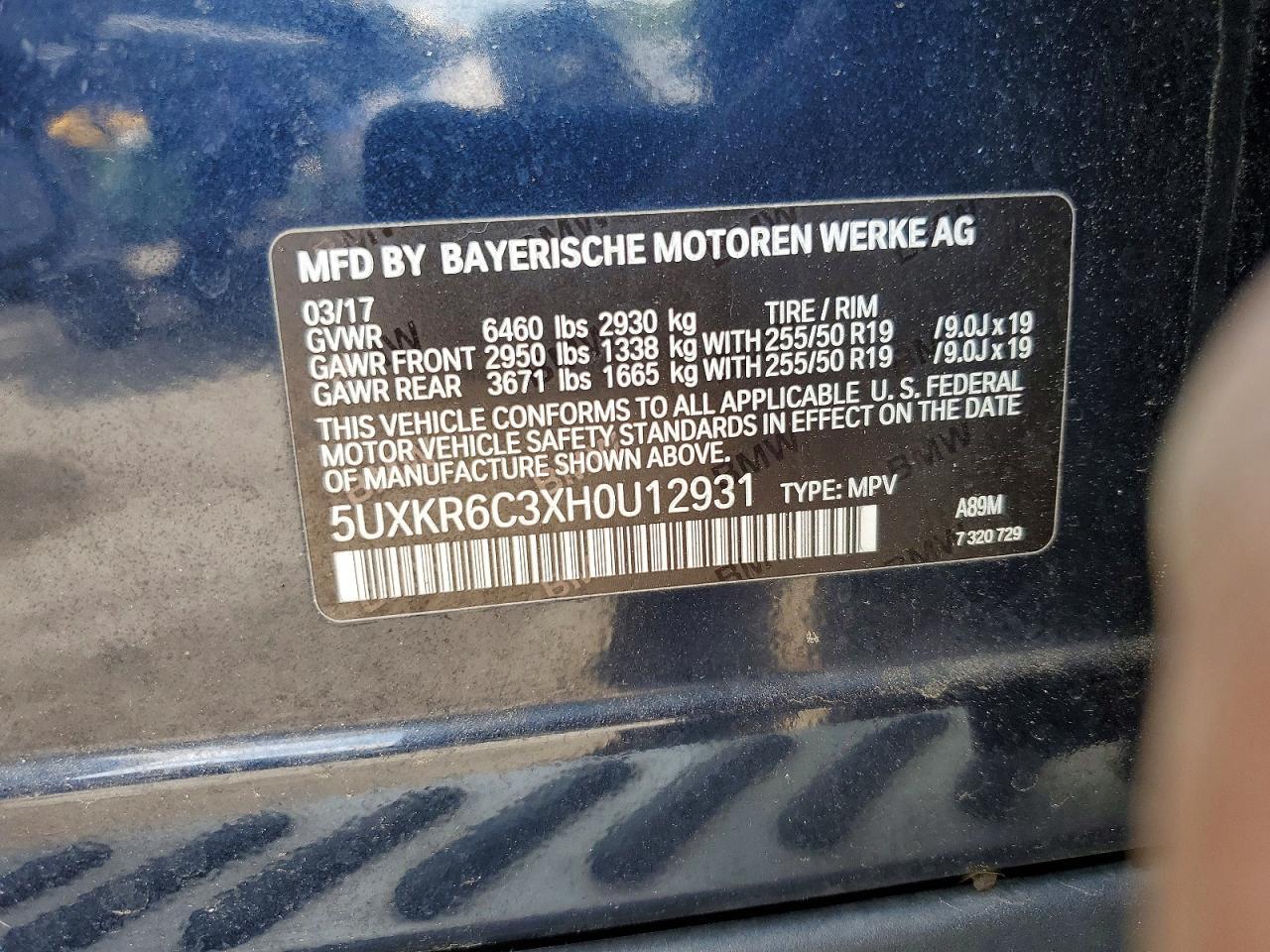 2017 BMW X5 xDrive50I - zdjęcie 14