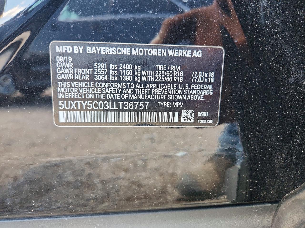 2020 BMW X3 xDrive30I - zdjęcie 12