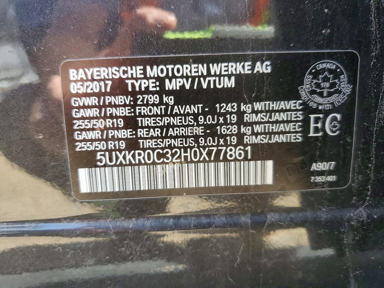 2017 BMW X5 xDrive35I - zdjęcie 12