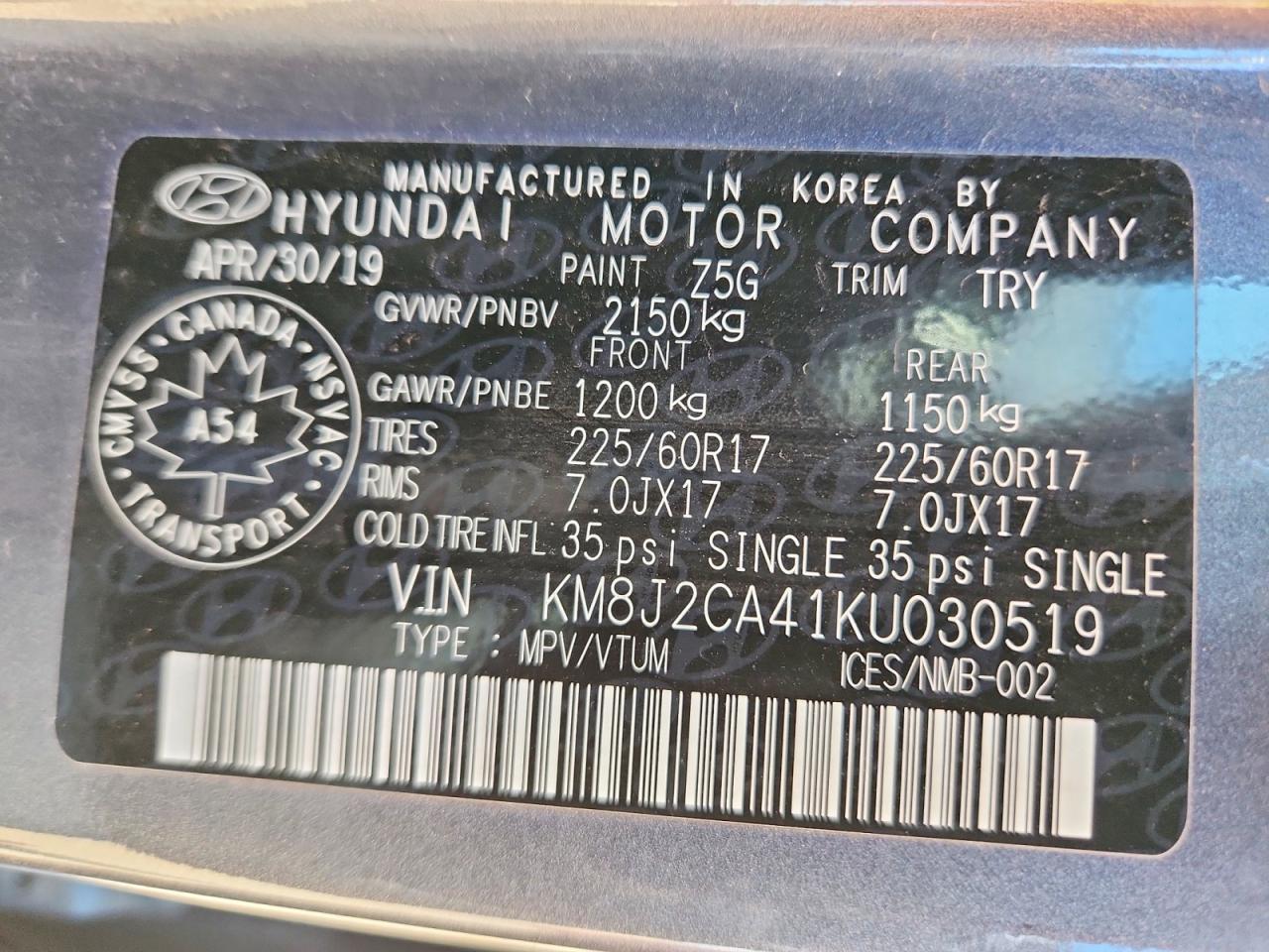2019 Hyundai Tucson Se - zdjęcie 13