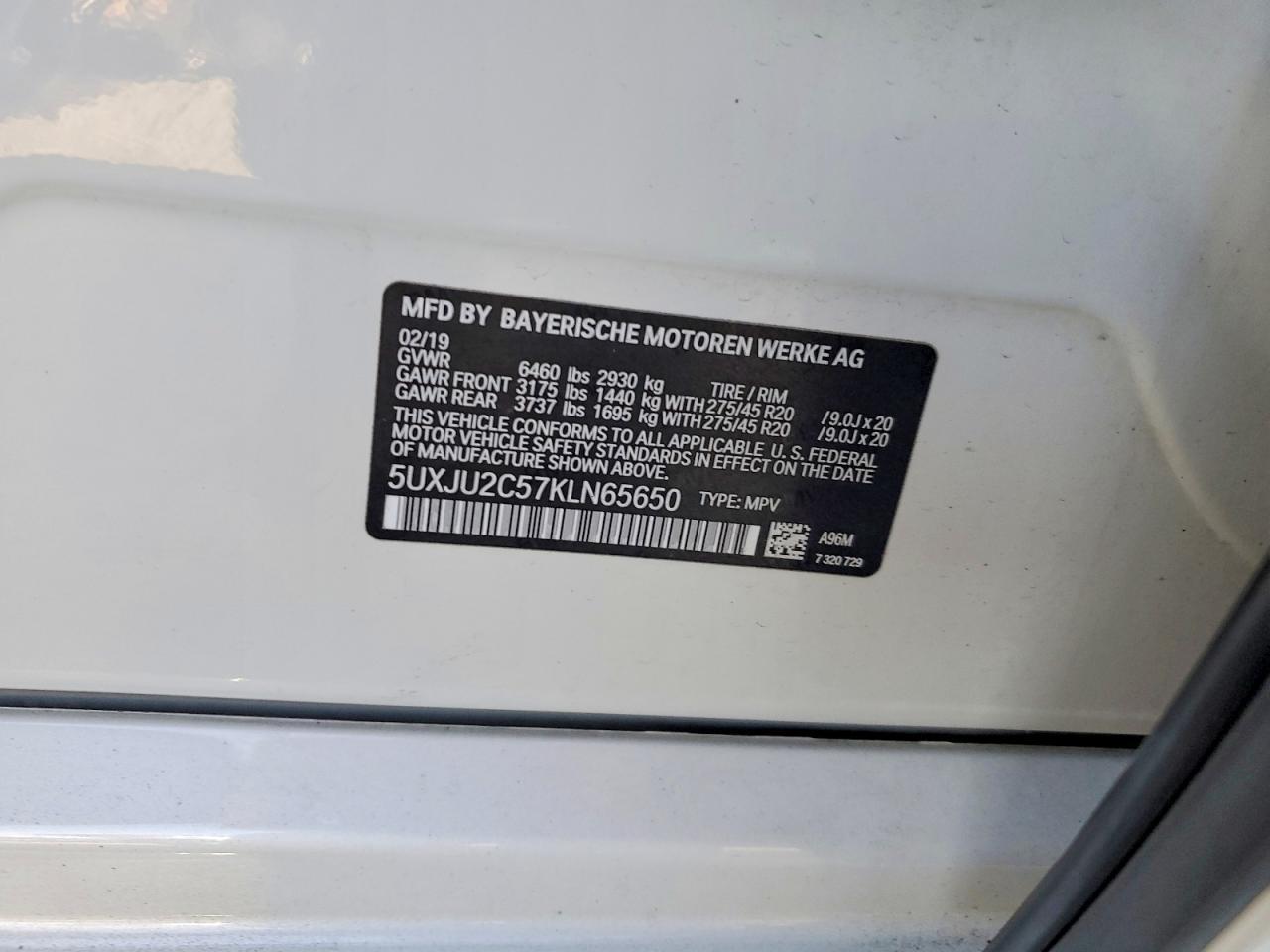 2019 BMW X5 xDrive50I - zdjęcie 13