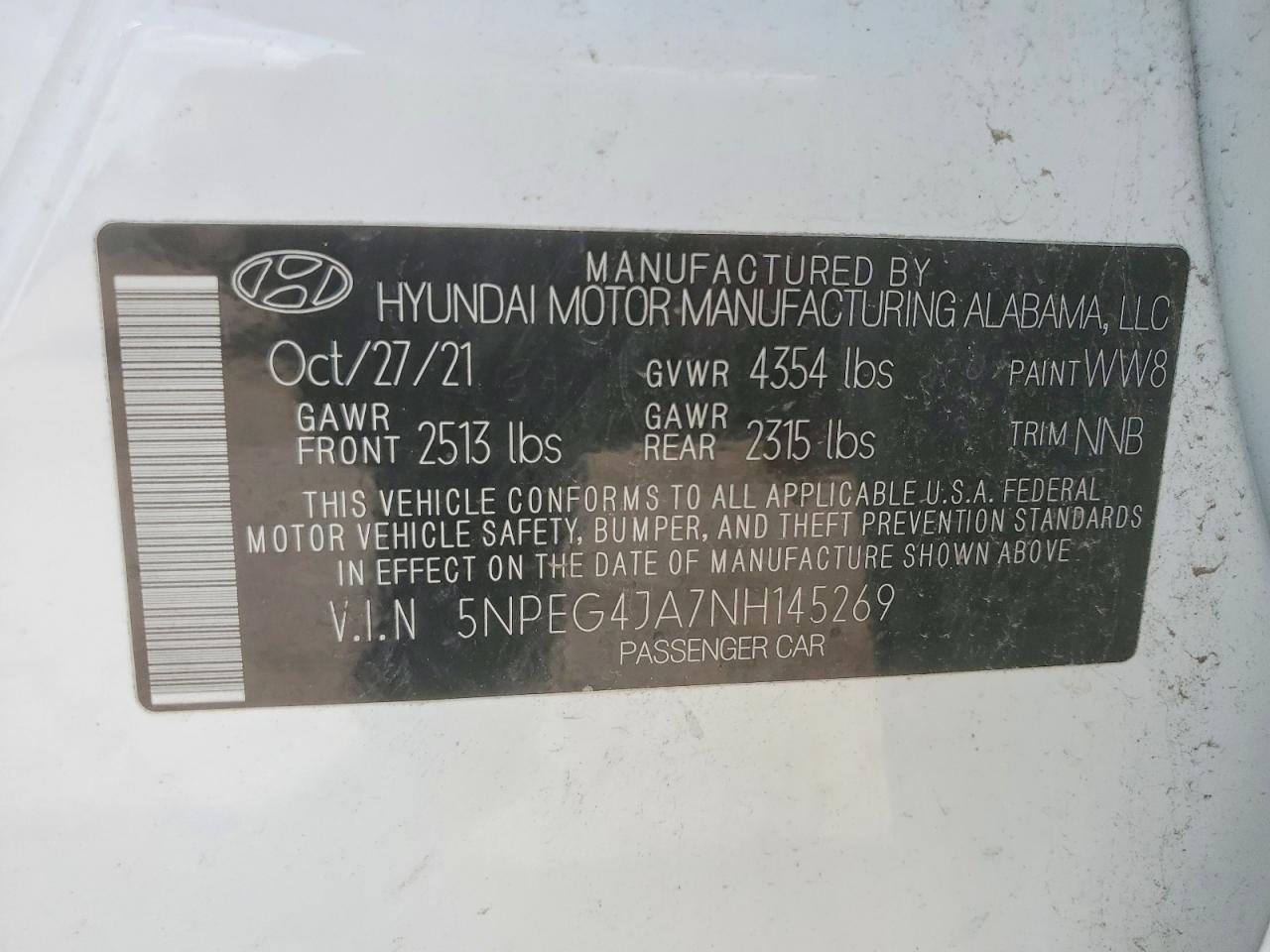 2022 Hyundai Sonata Se - zdjęcie 12