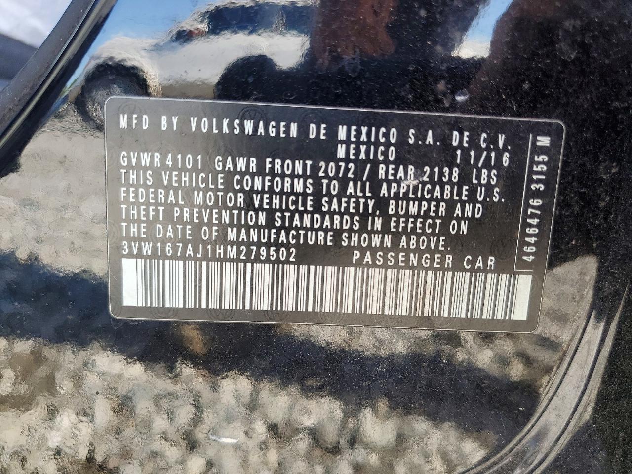 2017 Volkswagen Jetta S - zdjęcie 13