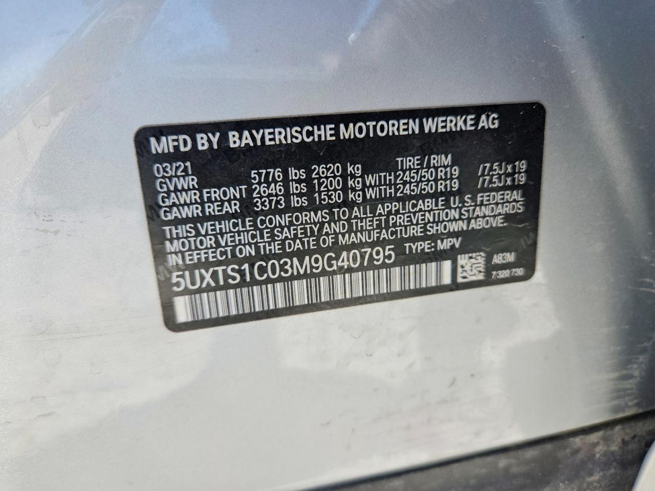 2021 BMW X3 xDrive30E - zdjęcie 12