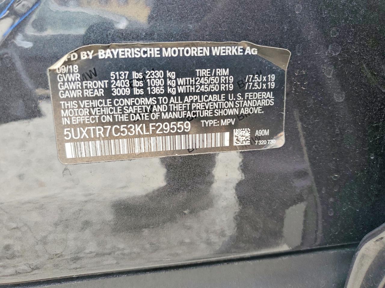 2019 BMW X3 Sdrive30I - zdjęcie 13