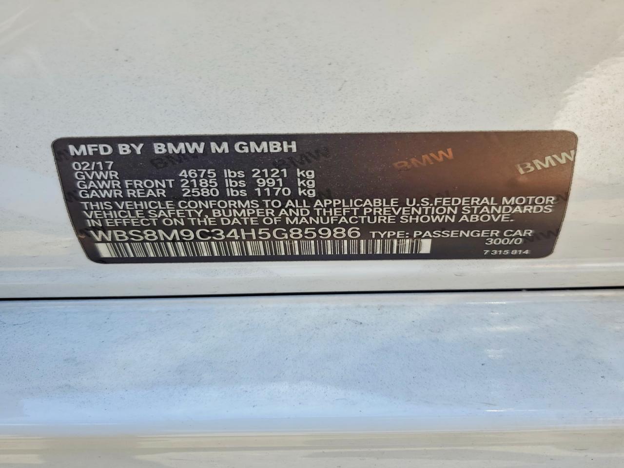 2017 BMW M3 - zdjęcie 12