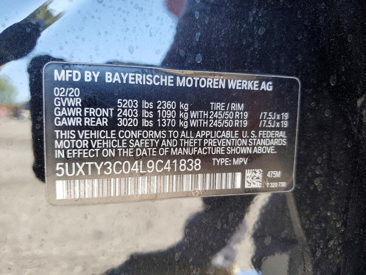 2020 BMW X3 Sdrive30I - zdjęcie 13