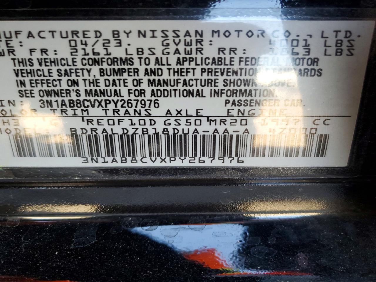 2023 Nissan Sentra Sv - zdjęcie 14