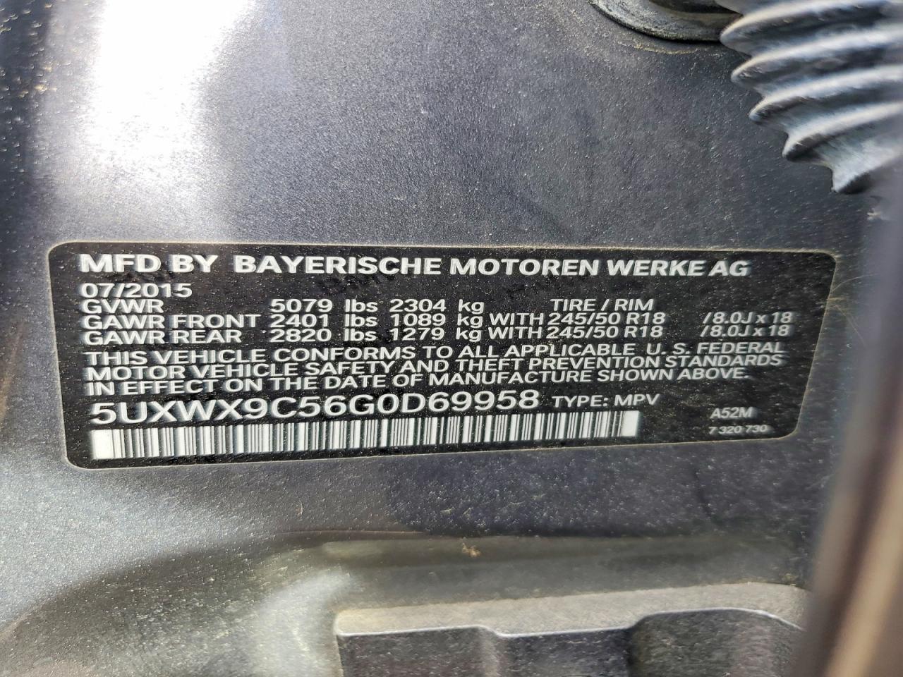 2016 BMW X3 xDrive28I - zdjęcie 13