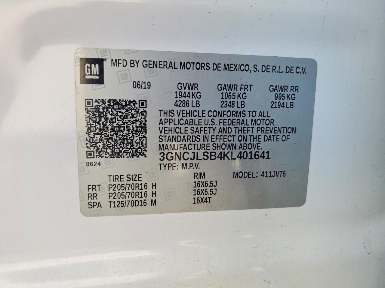 2019 Chevrolet Trax 1Lt - zdjęcie 13