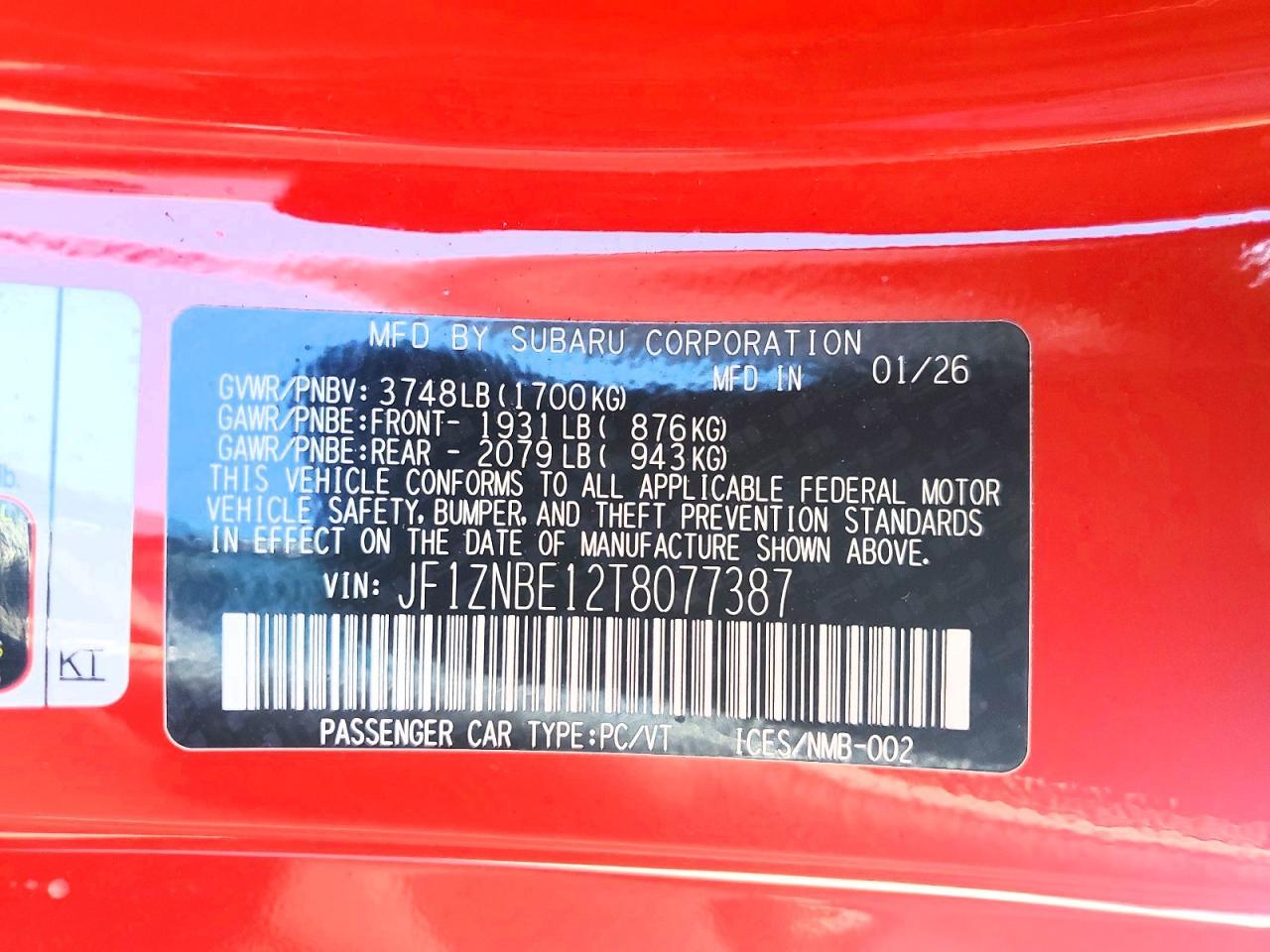 2026 Toyota Gr 86 Premium - zdjęcie 12