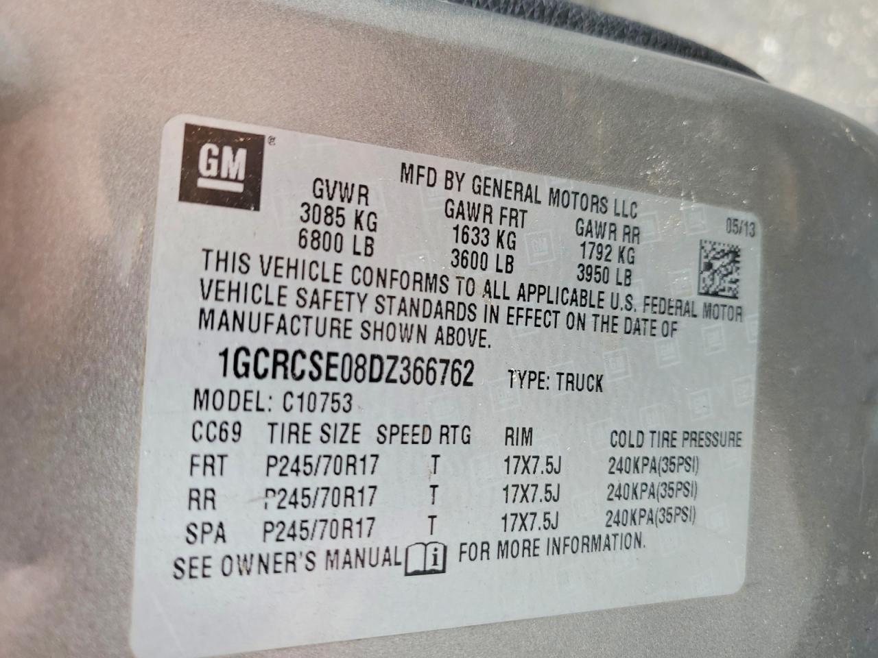 2013 Chevrolet Silverado C1500 Lt - zdjęcie 12