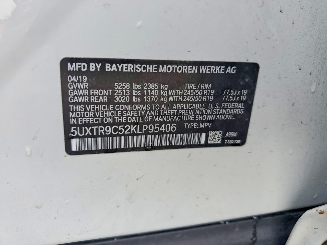 2019 BMW X3 xDrive30I - zdjęcie 13