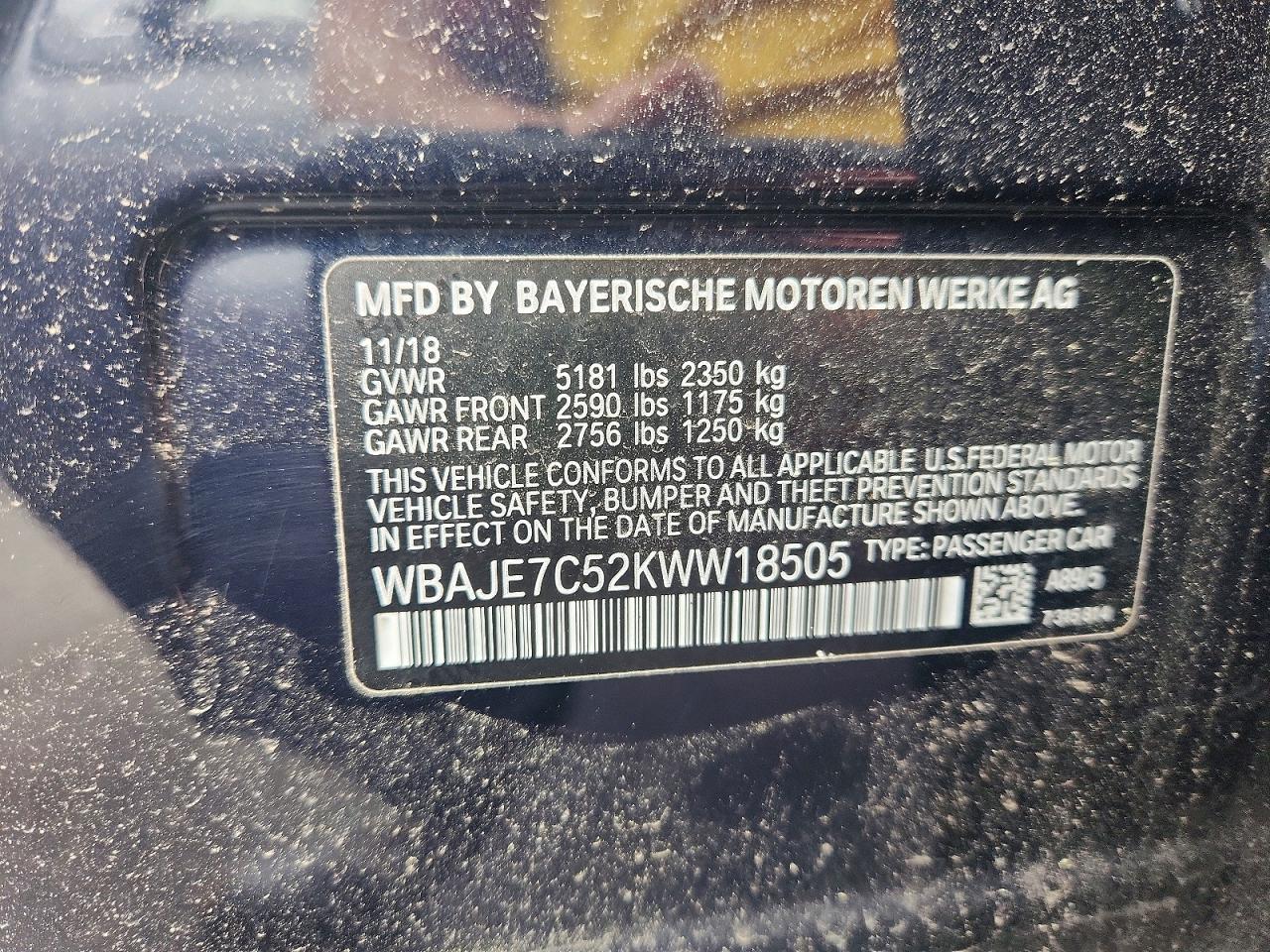 2019 BMW 540 Xi - zdjęcie 12