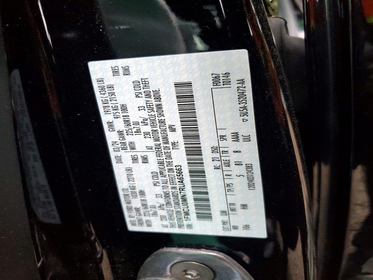 2024 Ford Escape St Line - zdjęcie 13