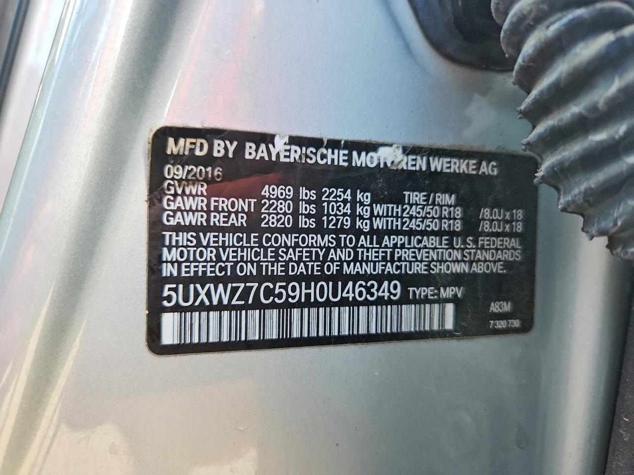 2017 BMW X3 Sdrive28I - zdjęcie 13