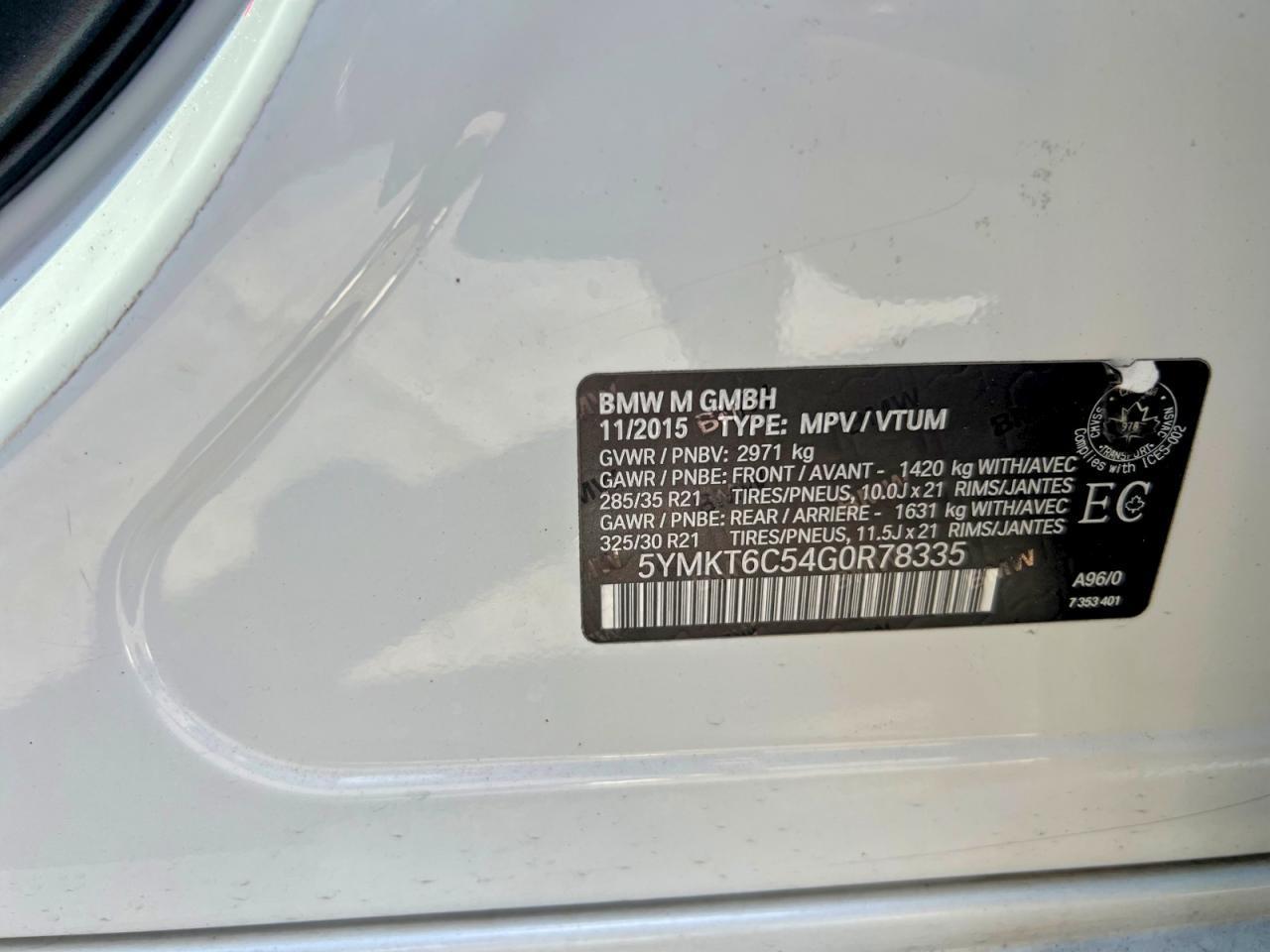2016 BMW X5 M - zdjęcie 11