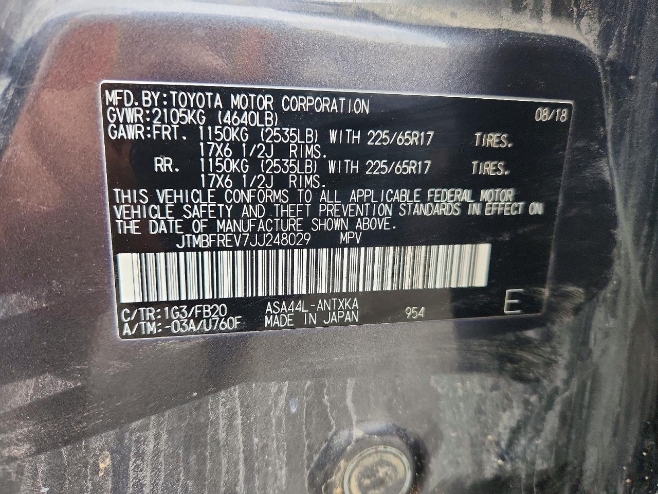 2018 Toyota Rav4 Le - zdjęcie 12
