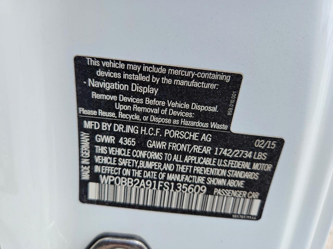 2015 Porsche 911 Targa S - zdjęcie 12