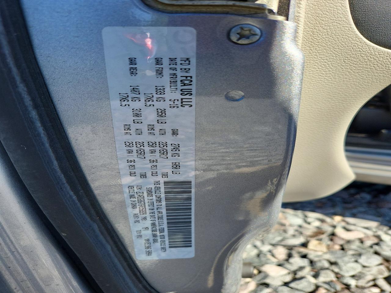 2016 Dodge Grand Caravan Se - zdjęcie 12