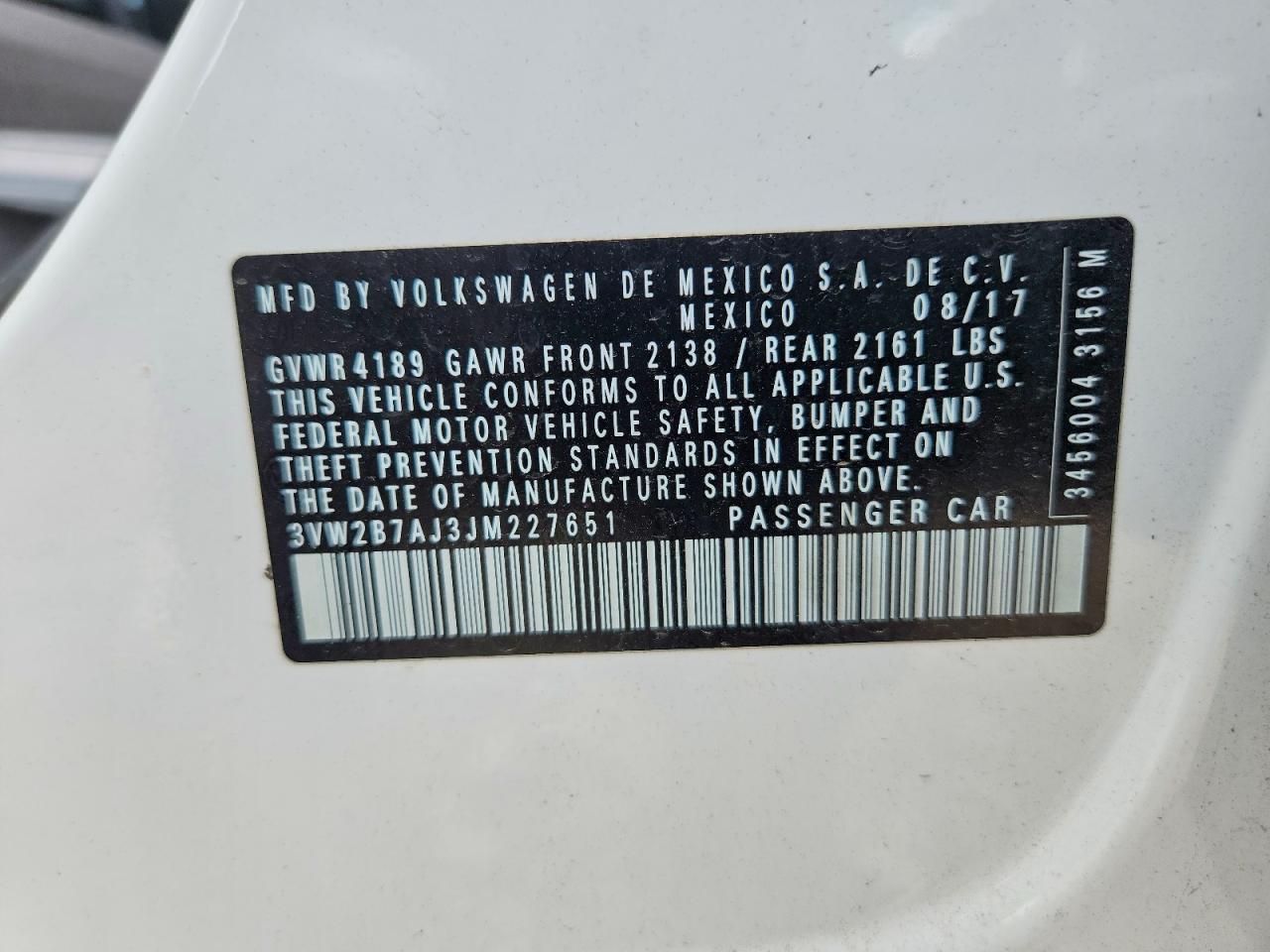 2018 Volkswagen Jetta S - zdjęcie 12