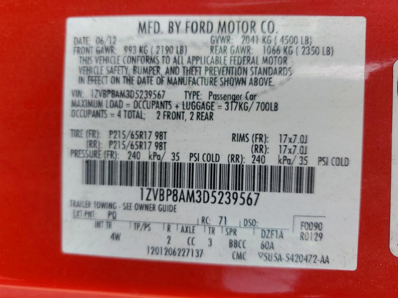 2013 Ford Mustang - zdjęcie 13