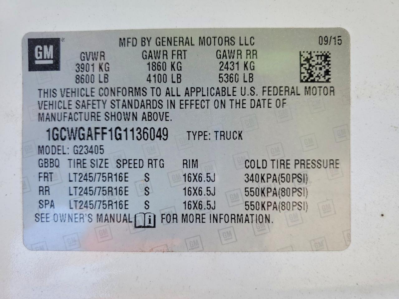 2016 Chevrolet Express G2500 - zdjęcie 13