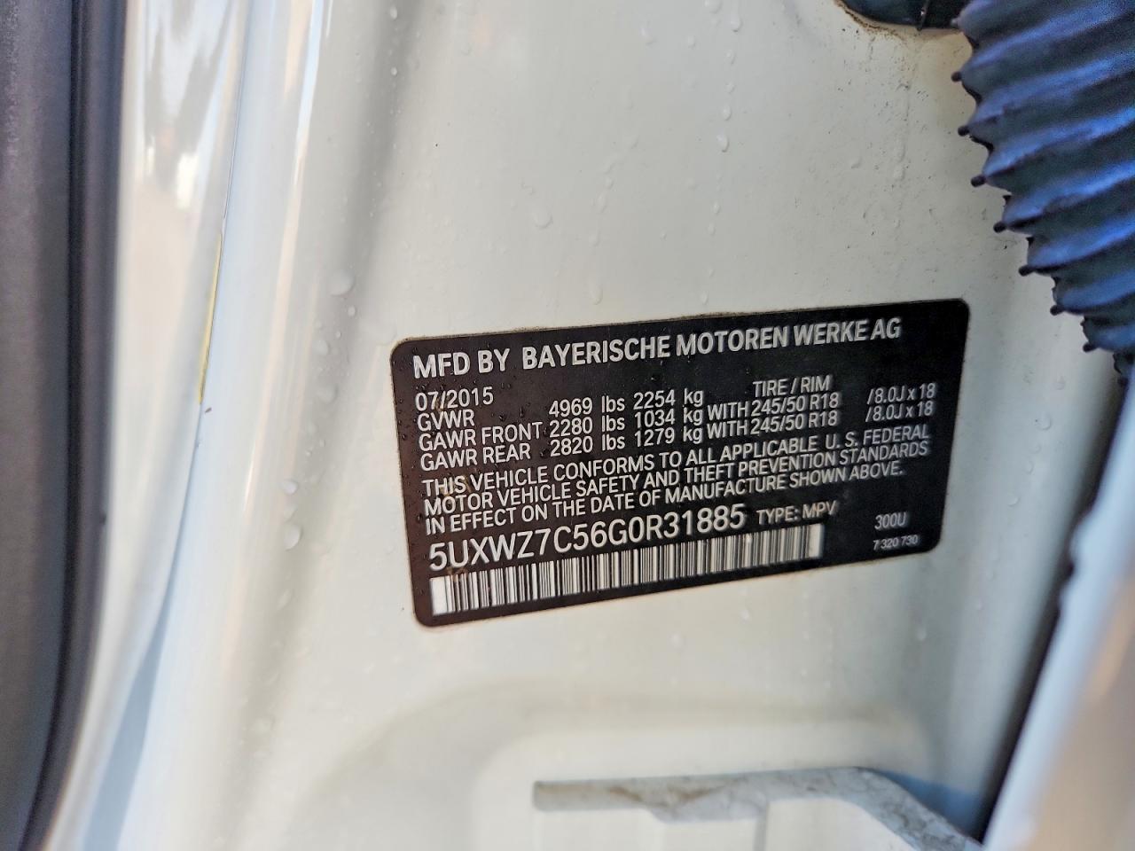 2016 BMW X3 Sdrive28I - zdjęcie 12