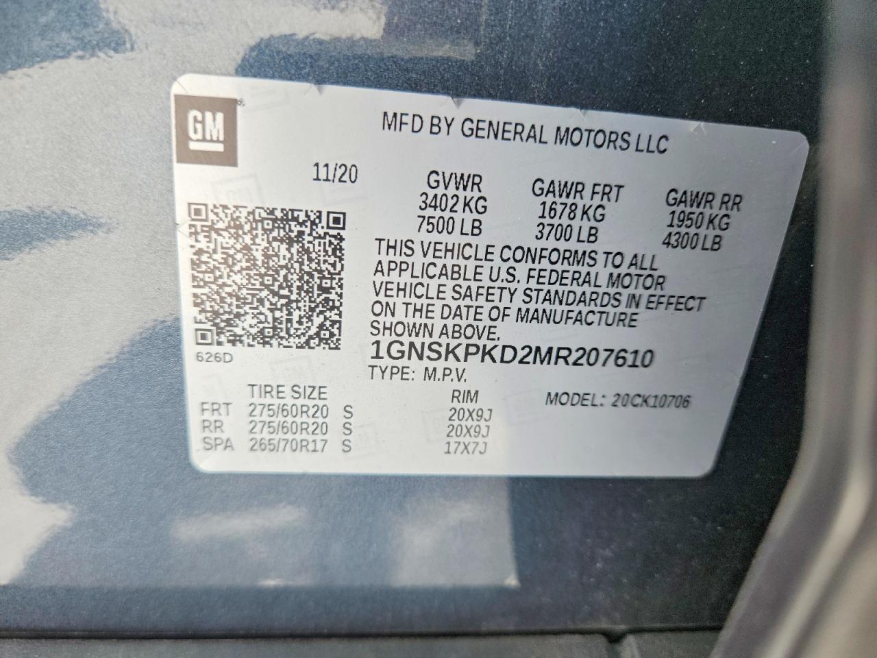 2021 Chevrolet Tahoe K1500 Z71 - zdjęcie 14