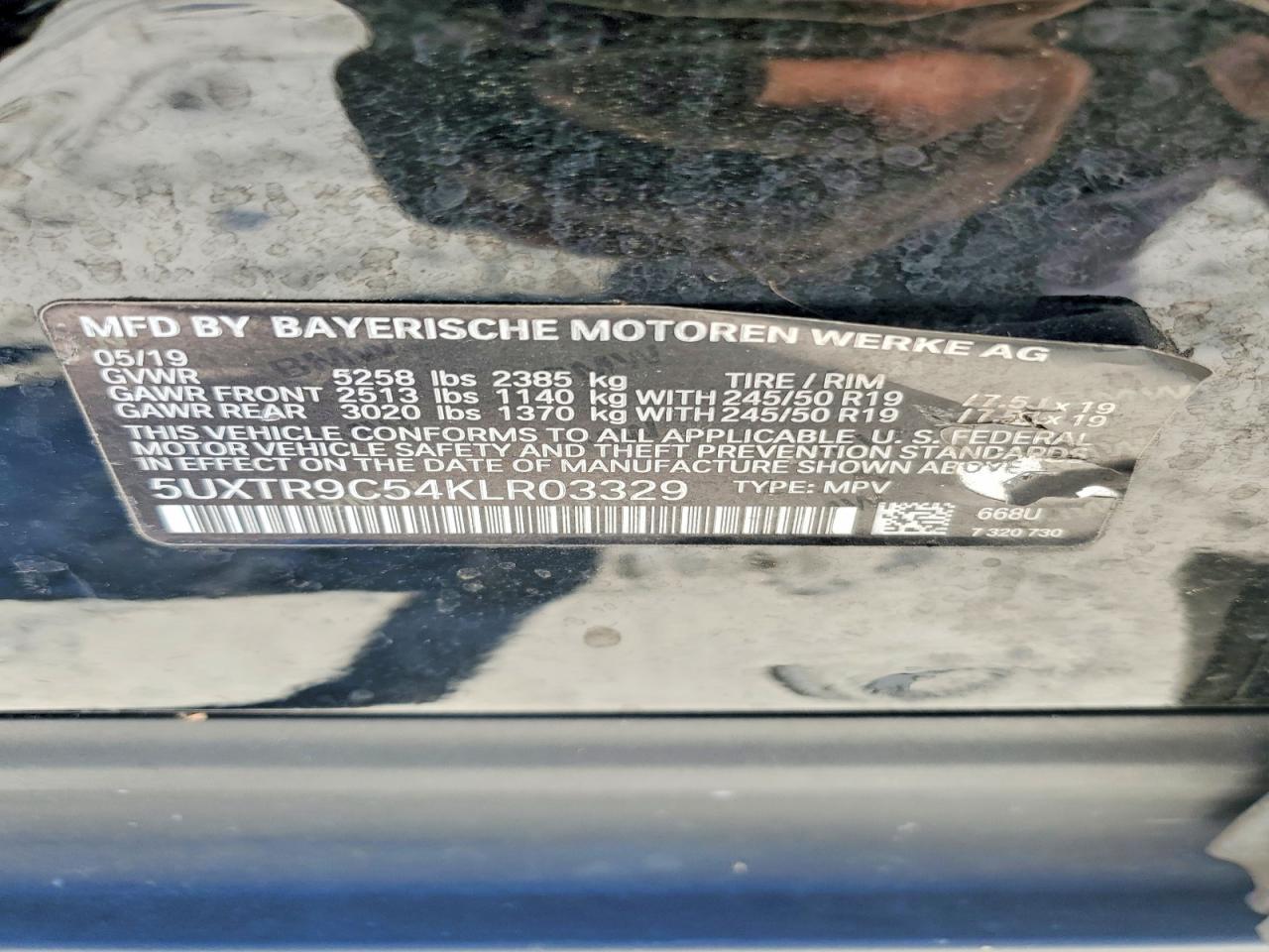2019 BMW X3 xDrive30I - zdjęcie 13