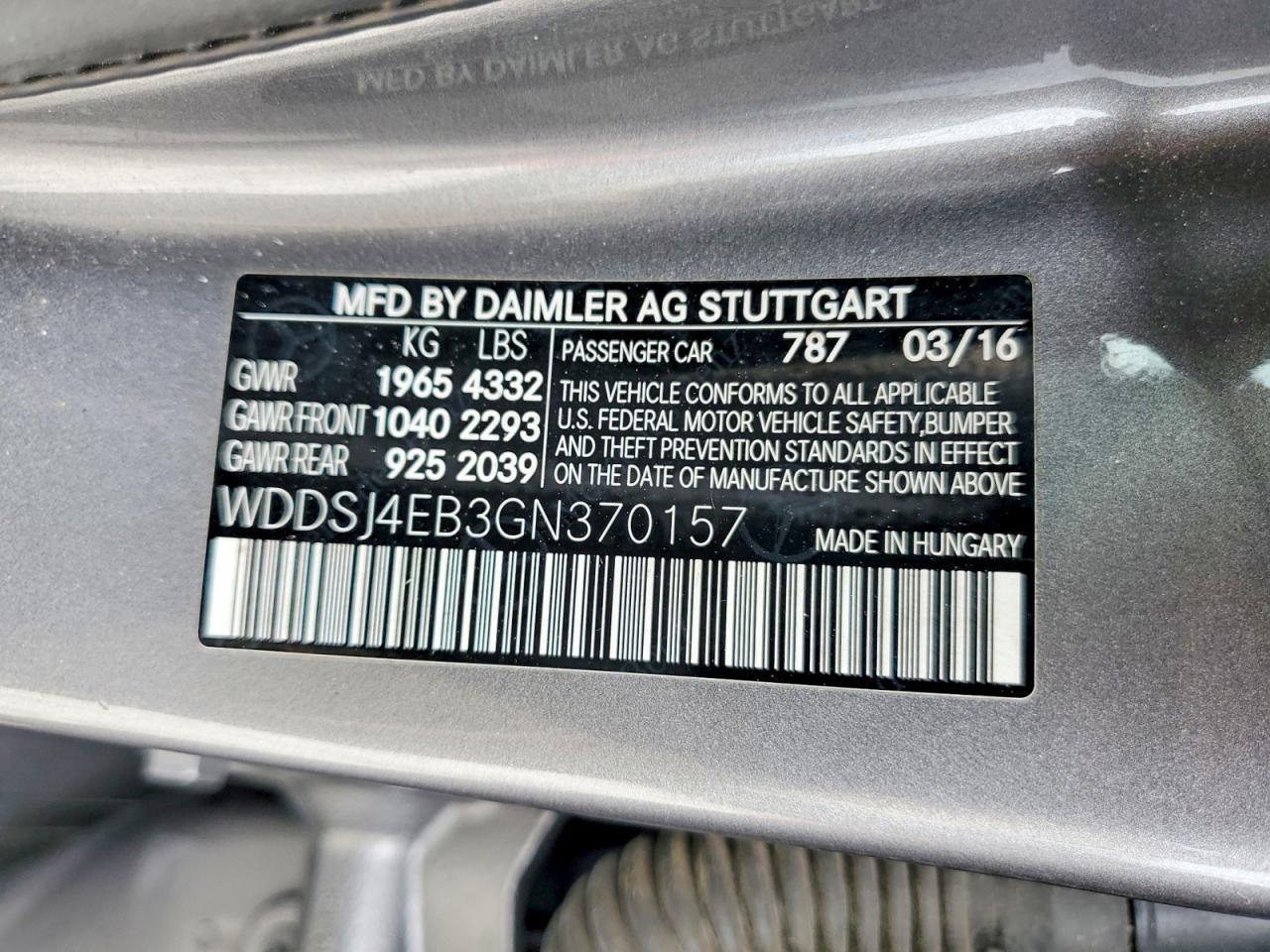 2016 Mercedes-Benz Cla 250 - zdjęcie 12
