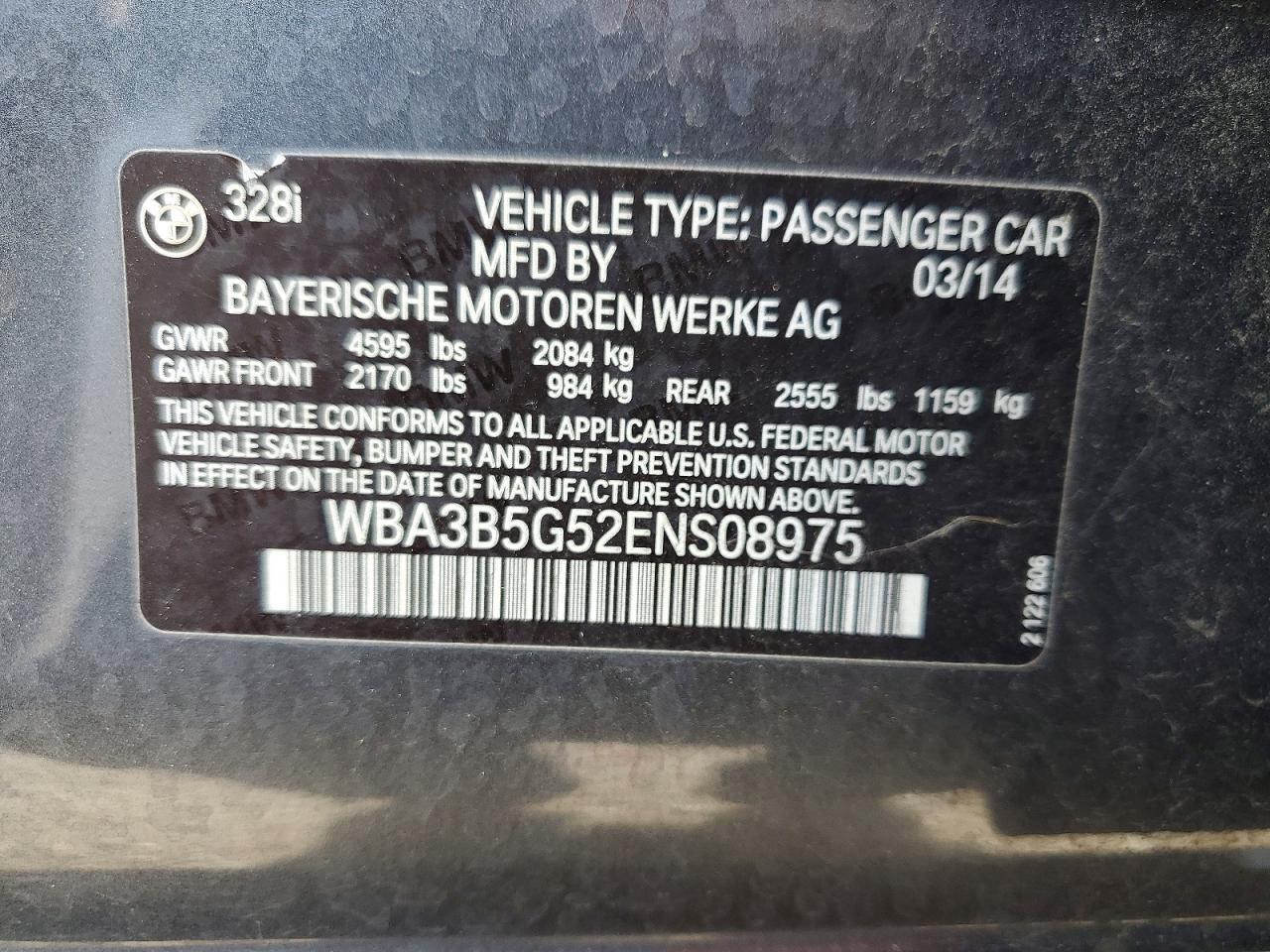 2014 BMW 328 Xi Sulev - zdjęcie 12