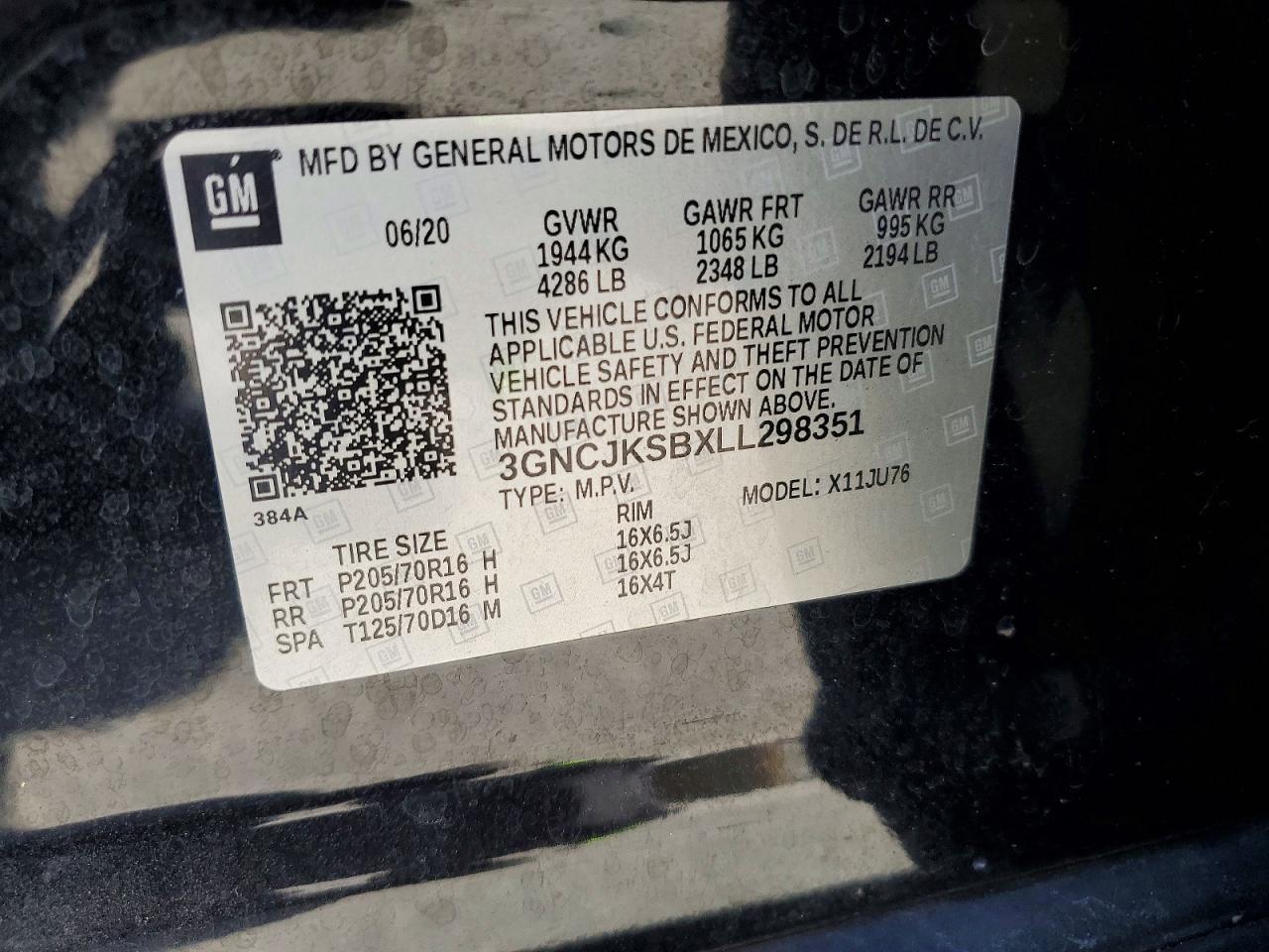 2020 Chevrolet Trax Ls - zdjęcie 13