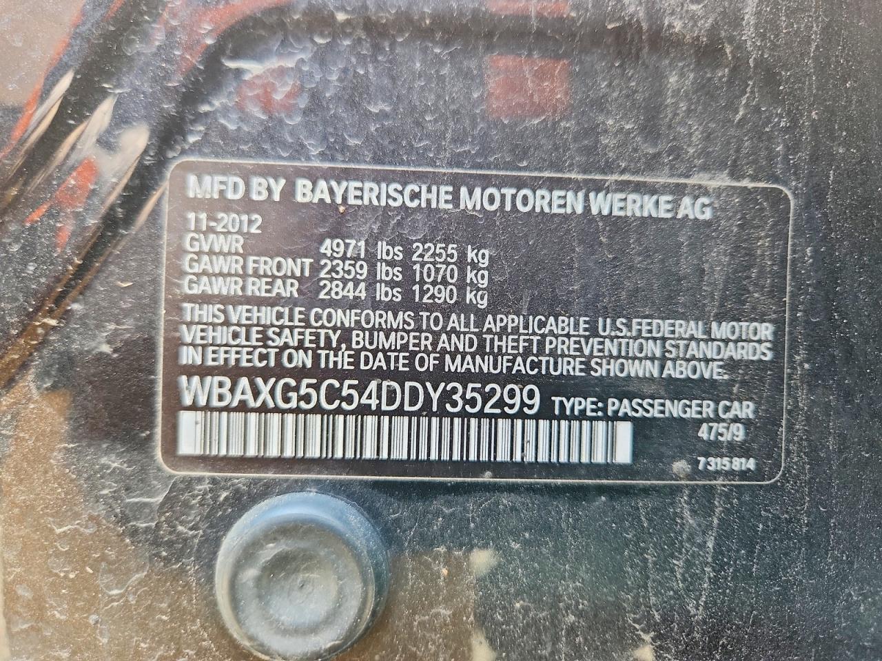 2013 BMW 528 I - zdjęcie 12