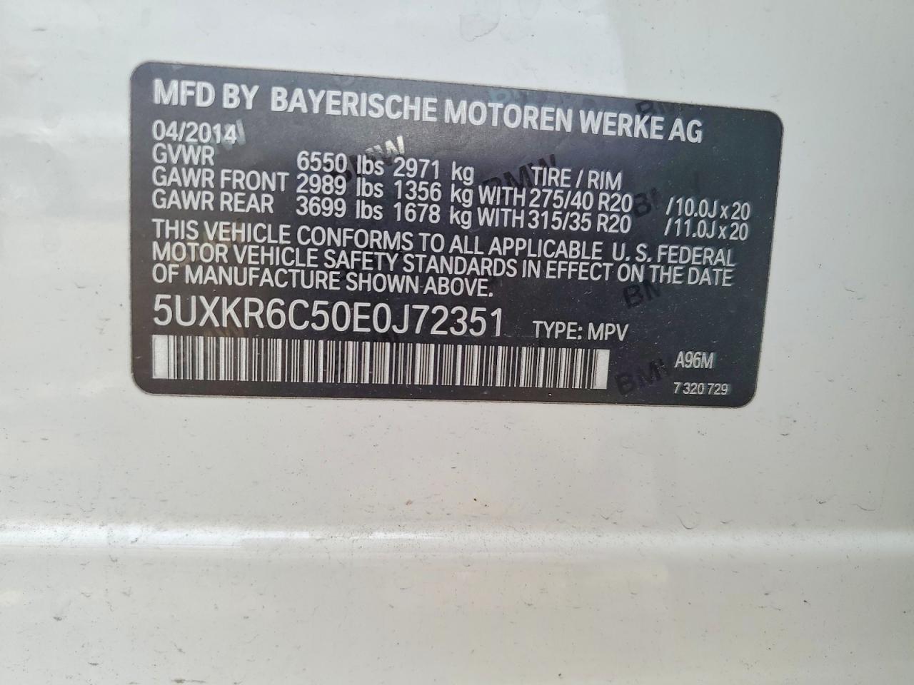 2014 BMW X5 xDrive50I - zdjęcie 13