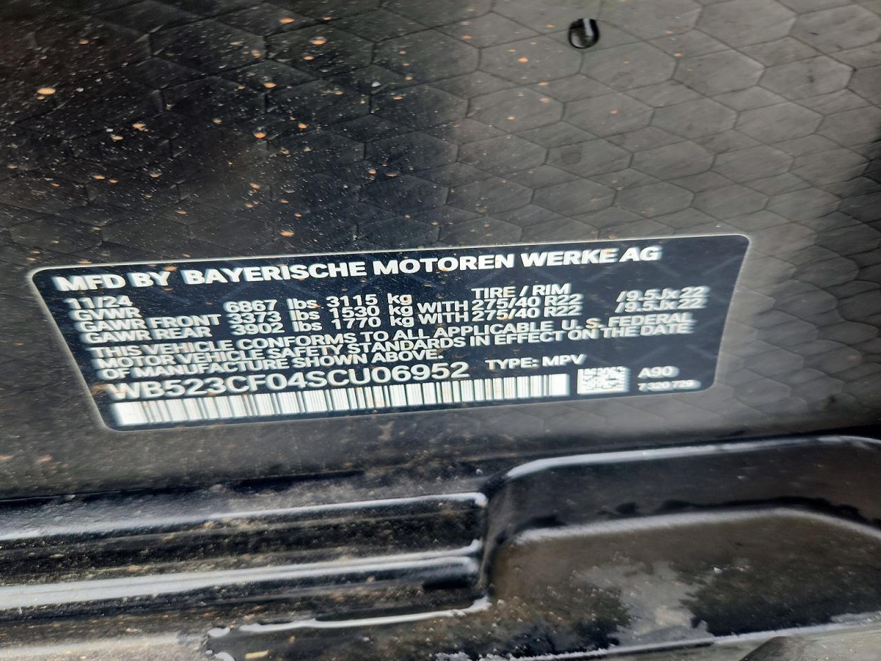 2025 BMW Ix xDrive50 - zdjęcie 14